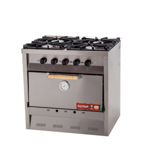 Cocina Industrial 4 Hornallas - Rejas de fundición COD 616